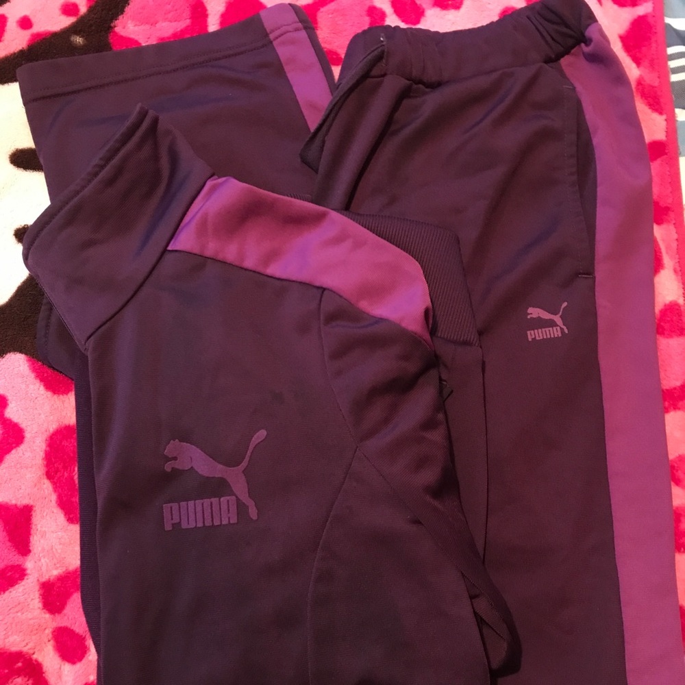 Women’s Purple Puma Track Suite
